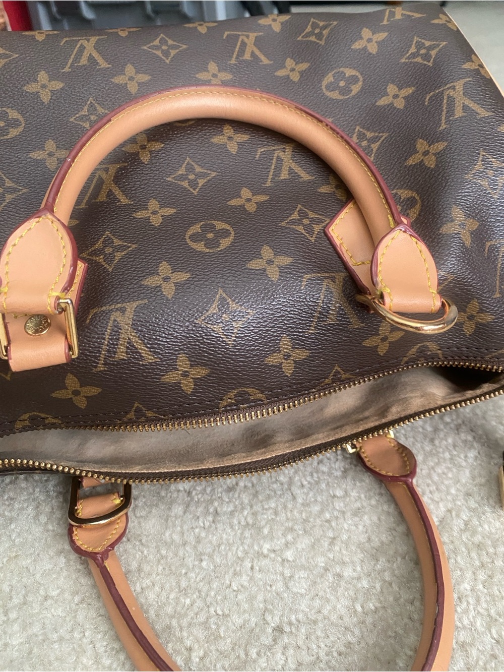 Unknown. Brown leather purse - Picture 9 of 15